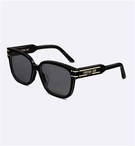 DiorSignature S7F Black Square Sunglasses 